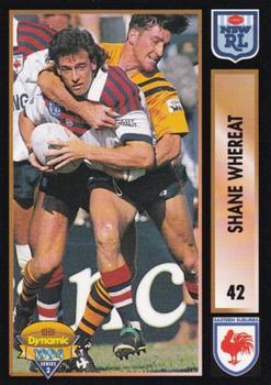 1994 Dynamic Rugby League Series 2 #42 Shane Whereat Front